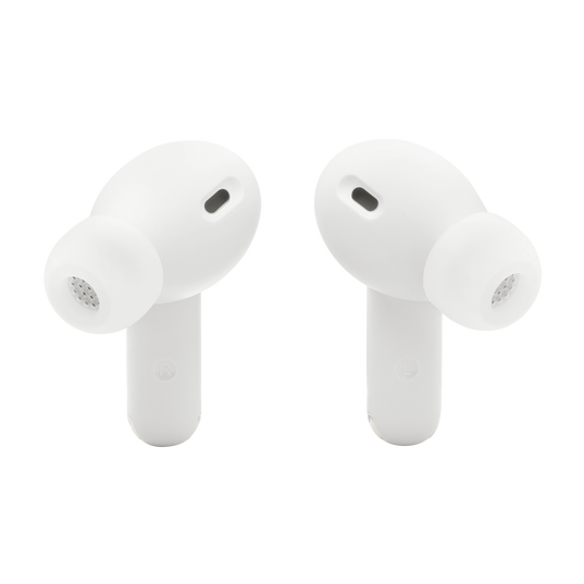 JBL Vibe Beam 2 - White - True Wireless Noise Cancelling Earbuds - Back